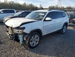 Salvage cars for sale at Riverview, FL auction: 2021 Volkswagen Atlas SE