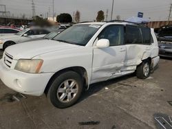 Toyota Highlander Limited Vehiculos salvage en venta: 2003 Toyota Highlander Limited