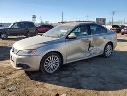 Salvage cars for sale at Chicago Heights, IL auction: 2013 Volkswagen Jetta SEL