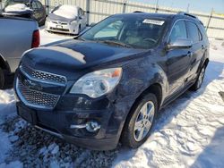 Salvage cars for sale at Cahokia Heights, IL auction: 2015 Chevrolet Equinox LTZ