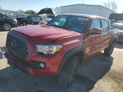 Toyota Tacoma Double cab salvage cars for sale: 2021 Toyota Tacoma Double Cab