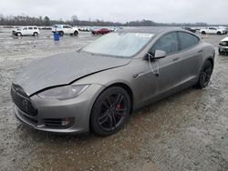 Salvage cars for sale from Copart Cleveland: 2015 Tesla Model S