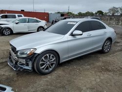 Salvage cars for sale at Homestead, FL auction: 2015 Mercedes-Benz C300