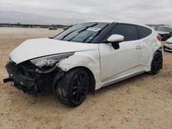 Salvage cars for sale at San Antonio, TX auction: 2016 Hyundai Veloster Turbo