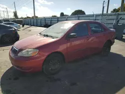 Salvage cars for sale at Miami, FL auction: 2006 Toyota Corolla CE