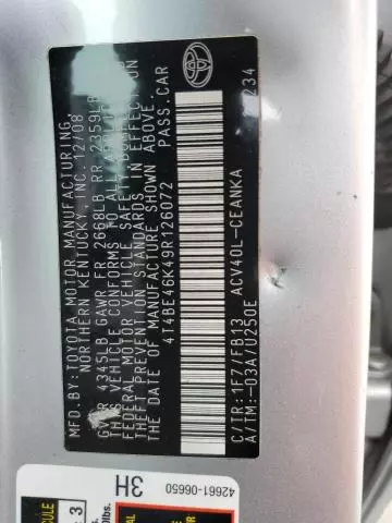 2009 Toyota Camry Base