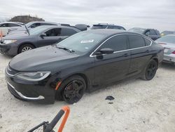 Salvage cars for sale at Temple, TX auction: 2015 Chrysler 200 Limited