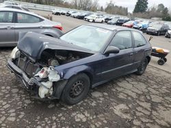 Salvage cars for sale at Portland, OR auction: 1997 Honda Civic DX