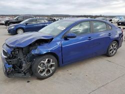 Salvage cars for sale from Copart Grand Prairie, TX: 2021 KIA Forte FE