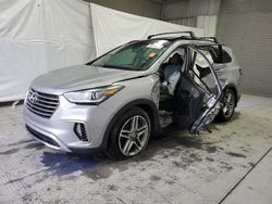 Salvage cars for sale at Dunn, NC auction: 2017 Hyundai Santa FE SE Ultimate