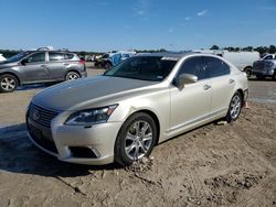 Salvage cars for sale from Copart Houston, TX: 2016 Lexus LS 460