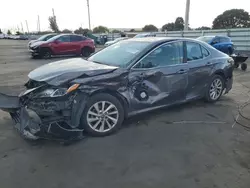 Salvage cars for sale at Miami, FL auction: 2023 Toyota Camry LE