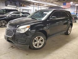 Salvage cars for sale from Copart Wheeling, IL: 2016 Chevrolet Equinox LS