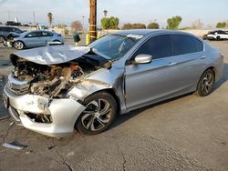 Salvage cars for sale at Colton, CA auction: 2017 Honda Accord LX