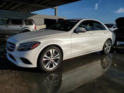 Salvage cars for sale at West Palm Beach, FL auction: 2019 Mercedes-Benz C300