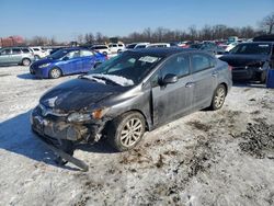 Vehiculos salvage en venta de Copart Columbus, OH: 2012 Honda Civic EX