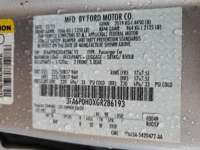 2016 Ford Fusion SE