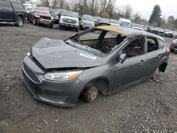 Salvage cars for sale at Portland, OR auction: 2017 Ford Focus SE