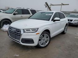 Salvage cars for sale at Kansas City, KS auction: 2018 Audi Q5 Premium Plus