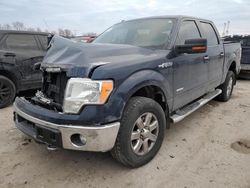 Salvage cars for sale at Pekin, IL auction: 2014 Ford F150 Supercrew