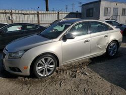 Salvage cars for sale at Los Angeles, CA auction: 2013 Chevrolet Cruze LTZ