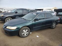 Salvage cars for sale from Copart Brighton, CO: 1999 Honda Accord EX