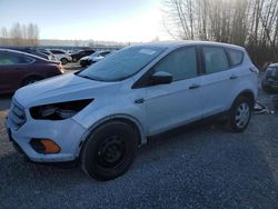 Salvage cars for sale from Copart Arlington, WA: 2017 Ford Escape S