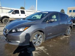 Salvage cars for sale at auction: 2018 Nissan Leaf S