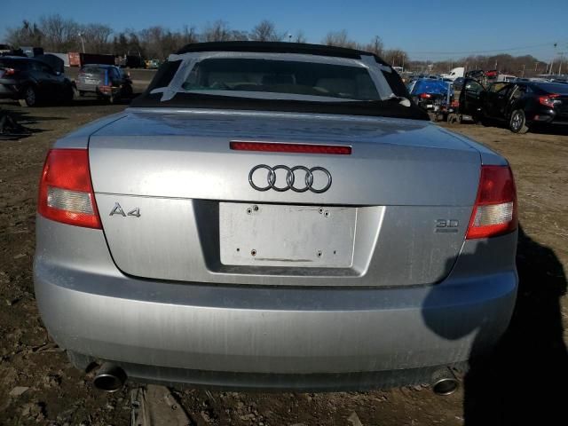 2005 Audi A4 Quattro Cabriolet