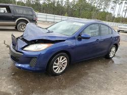 Salvage cars for sale from Copart Harleyville, SC: 2012 Mazda 3 I