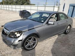 Salvage cars for sale at Apopka, FL auction: 2013 Mercedes-Benz C 350