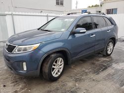 Salvage cars for sale at Opa Locka, FL auction: 2014 KIA Sorento LX