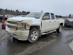 Salvage cars for sale at Windham, ME auction: 2017 Chevrolet Silverado K1500 LT