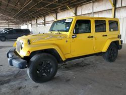 Salvage cars for sale from Copart Phoenix, AZ: 2015 Jeep Wrangler Unlimited Sahara