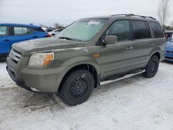 Salvage cars for sale from Copart Cleveland: 2008 Honda Pilot SE