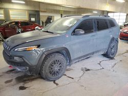 Jeep salvage cars for sale: 2015 Jeep Cherokee Trailhawk