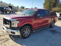 Salvage cars for sale at Knightdale, NC auction: 2016 Ford F150 Supercrew