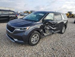 Salvage cars for sale at Taylor, TX auction: 2022 KIA Carnival LX