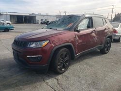 Salvage cars for sale from Copart Sun Valley, CA: 2021 Jeep Compass Latitude