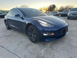 Salvage cars for sale at Grand Prairie, TX auction: 2019 Tesla Model 3