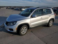 Salvage cars for sale at Grand Prairie, TX auction: 2016 Volkswagen Tiguan S