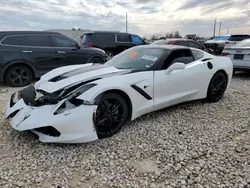 Salvage cars for sale at Taylor, TX auction: 2018 Chevrolet Corvette Stingray 2LT