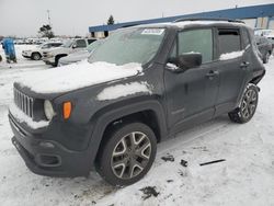 Salvage cars for sale from Copart Woodhaven, MI: 2016 Jeep Renegade Latitude