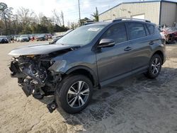 Salvage cars for sale at Savannah, GA auction: 2016 Toyota Rav4 XLE