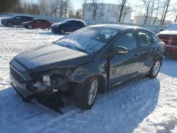 Salvage cars for sale at Central Square, NY auction: 2016 Ford Focus SE