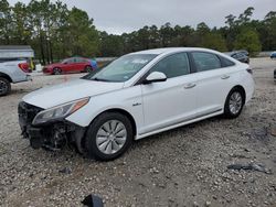 Salvage cars for sale at Houston, TX auction: 2016 Hyundai Sonata Hybrid