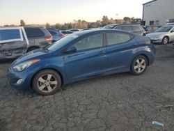 Salvage cars for sale at Vallejo, CA auction: 2013 Hyundai Elantra GLS