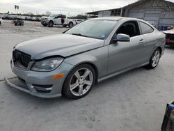 Salvage cars for sale at Corpus Christi, TX auction: 2013 Mercedes-Benz C 250