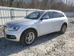 Salvage cars for sale at West Warren, MA auction: 2014 Audi Q5 Premium Plus