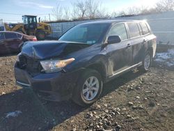 Vehiculos salvage en venta de Copart Marlboro, NY: 2013 Toyota Highlander Base